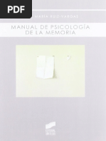 Manual de Psicología de La Memoria - José María Ruiz-Vargas
