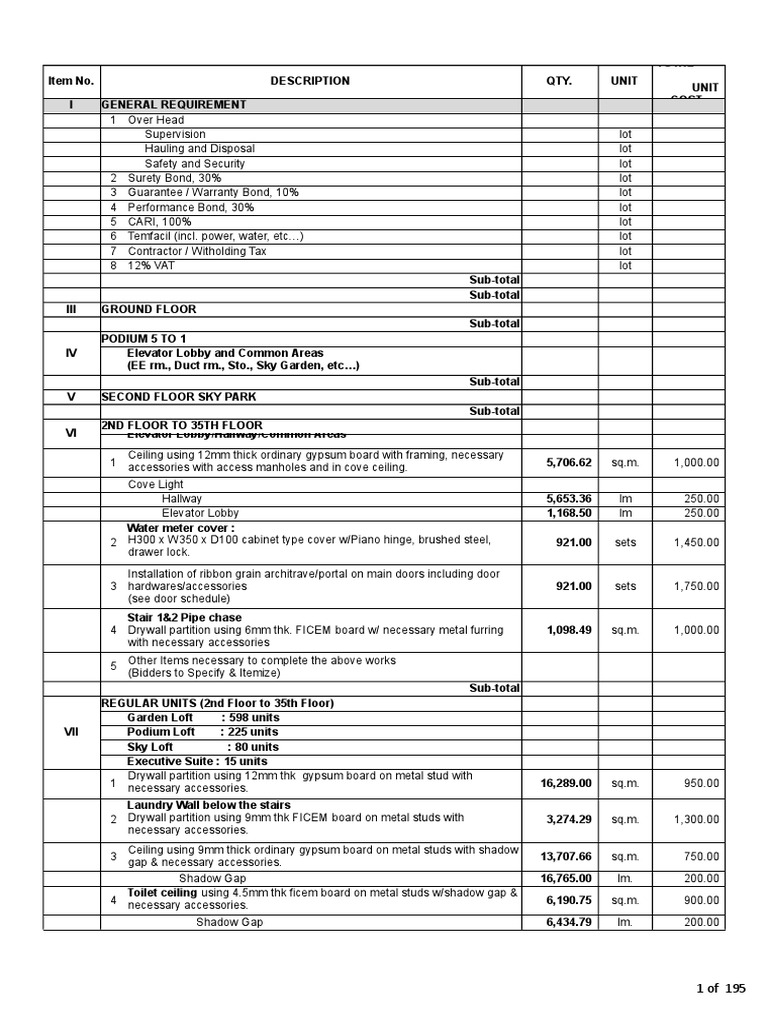 Boq 2 PDF Drywall Door