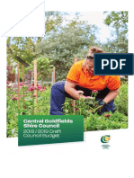 Central Goldfields Shire  Draft Budget 2018-2019