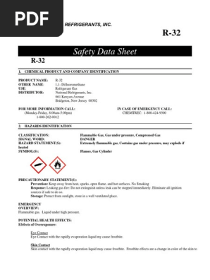 Sds R32 Magnesium Fires