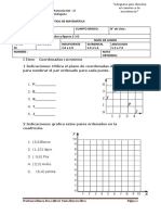 Evaluación Diagnóstico de Matemática