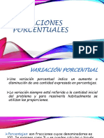 Variaciones Porcentuales