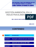 1era Clase Gestion Ambiental en La Industria Alimentaria