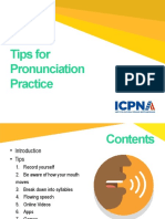 Tips for Pronunciation Practice - Copia