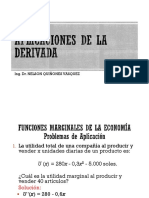 Aplicaciones de La Derivada