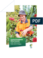 Central Goldfields Shire Council 2018/2019 Draft Fees and Charges