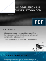 Obtención de Grafeno y Sus Aplicaciones en La