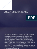ALCALINOMETRIA