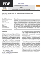 A Detailed Thermal Model of A Parabolic Trough Collector Receiver PDF