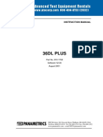 Panametrics 36DL Plus Manual