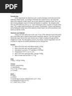 report chemistry lab calorimetry Liquid a Volatile of  Lab Molar Mass Vapor Report