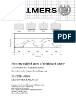 63997 Moisture-related Creep of Reinforced Timber