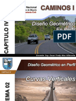 Caminos I Curvas Verticales Unasam Ing Alva PDF INTERNET