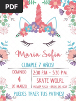 Featured image of post Invitaciones De Unicornios Editables Pdf