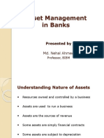 Asset Management in Banks