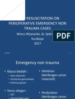 Preoperatif Fluid Resuscitation on Non Trauma Perioperative Emergency