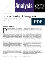 Extreme Vetting of Immigrants: Estimating Terrorism Vetting Failures