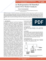 Liquid Phase Hydrogenation of Dimethyl Nitrobenzene Over Nickel Catalysts