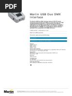 Martin USB Duo DMX Interface