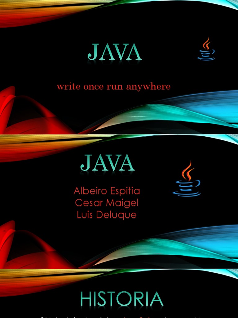 Java | PDF | Java (lenguaje de programación) | Objeto (informática)