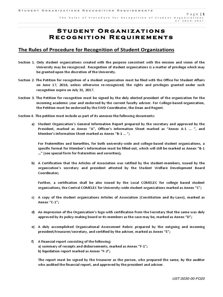 01 rules of procedure for recognition 2016 pdf