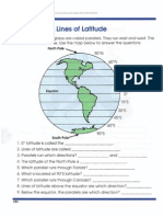 Global Geography Worksheets 4 Latitude