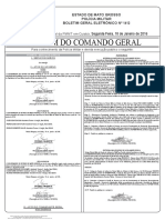 B.G.E. - 18!01!2016 - Portaria #22 - Aprova o Novo Regulamento de Uso de Insígnas, Distintivos e Condecorações, Pág. 2-18