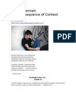 Jilting Jeremiah: The Consequence of Context: by Thom Hunter