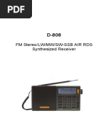 Xhdata D-808 en Manual