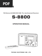 Tecsun S-8800 en Manual