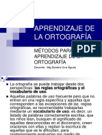 APRENDIZAJE DE LA ORTOGRAFÍA (s2) PDF