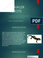 Crawler Robots: An Amphibious Robot To Study Salamander Like Swimming and Walking Gaits