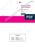 LG XA64 Sistema Audio CD-mp3-USB Manual de Servicio PDF