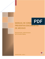 Manual de Conservación Preventiva de Archivos