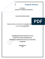 Actividad 4 Administración y Liderazgo Estrategico - Alba Espitia