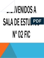 BIENVENIDOS A SALA DE ESTUDIOS #02 FIC - PPSX