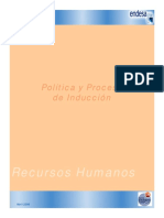 ENDESACHI RRHH POLITICAS ESP Proceso Induccion PDF