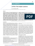 Benzene Exposure and Risk of Non-Hodgkin Lymphoma: CEBP Focus: Update On Lymphoma