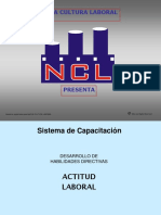 Capacitación en Actitud Laboral I