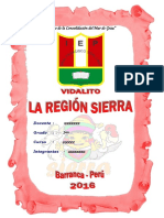 Monografia Region Sierra