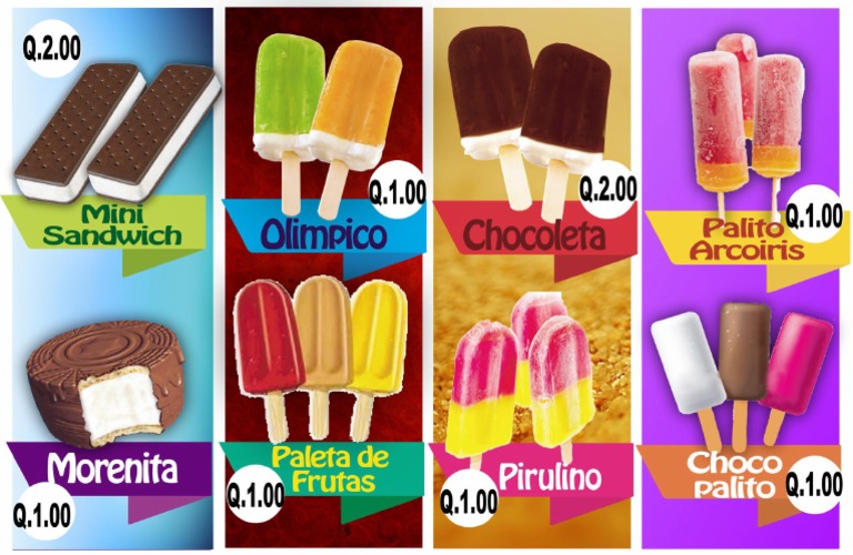 Helados Con Precios | PDF
