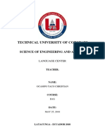 Technical University of Cotopaxi: Science of Engineering and Applied