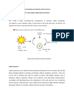 The Formation of ELEMENTS