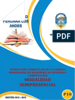 p10 Estructura Curricular Ingenieria de Sistemas y Computacion - Semipresencial