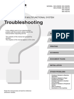 Troubleshooting Troubleshooting: Digital Full Colour Multifunctional System