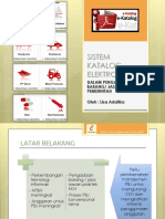 Sistem Katalog Elektronik: Dalam Pengadaan Barang/ Jasa Pemerintah Oleh: Lisa Adatika