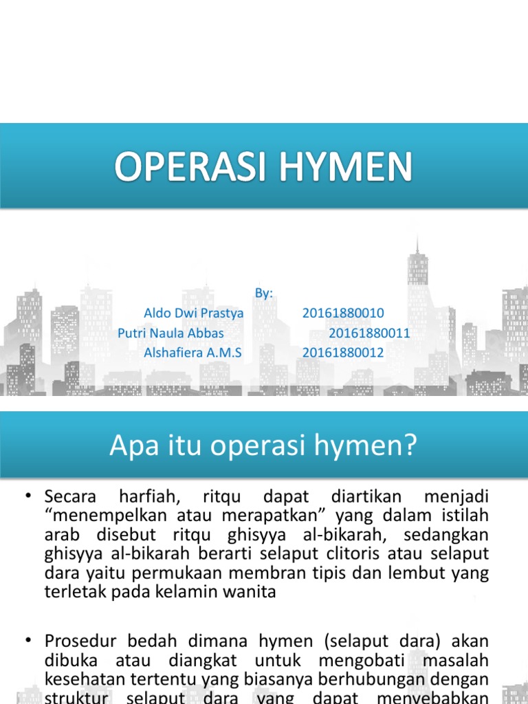 Operasi Hymen Pdf