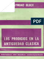 Bloch, Raymond - Los Prodigios en La Antigüedad Clásica PDF