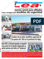 Periódico Lea Martes 29 de Mayo Del 2018