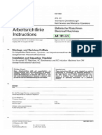 AR191220 SIEMENS Installation and Inspection Checklist of Electrical Machines